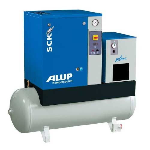 Винтовой компрессор Alup SCK 3-8 200 PLUS 400/3/50 на ресивере с осушителем