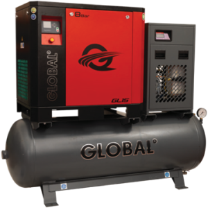 Компрессор Global GLX5,5 K 10 бар на раме